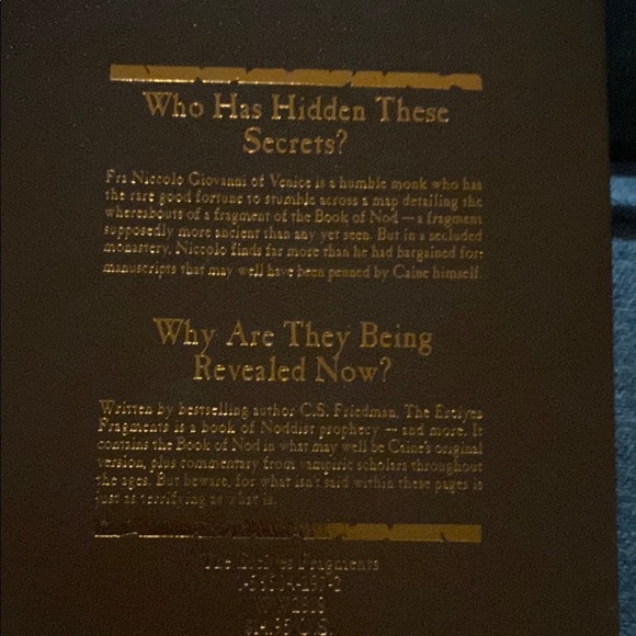 C.S. Friedman Book with Gold Design - Picture 4 of 4